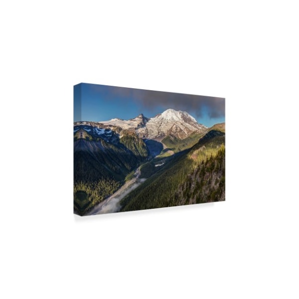 Pierre Leclerc 'Rainier Mountain' Canvas Art,16x24